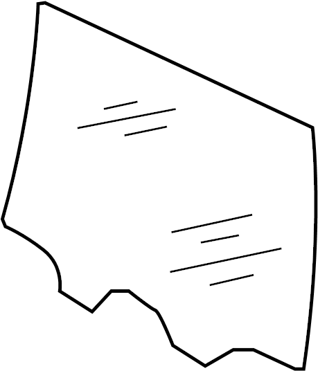 View 7P6845025C Door Glass Full-Sized Product Image