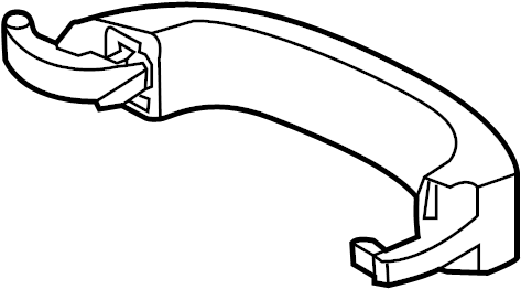 View 7P6837206HGRU Exterior Door Handle Full-Sized Product Image