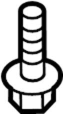 View N10642801 Screw. Window. Belt. Bolt. (Upper) Full-Sized Product Image