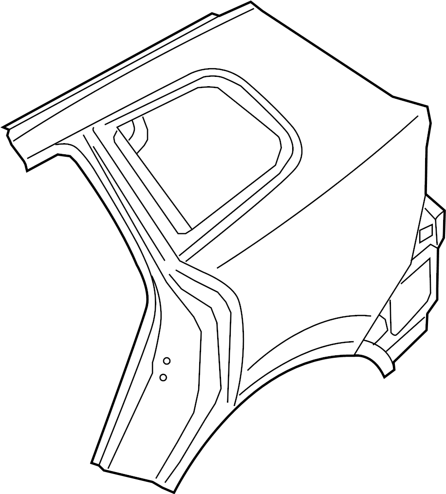 View 7P6809844B Quarter Panel (Upper) Full-Sized Product Image