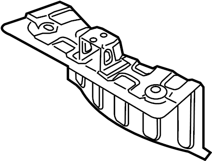 View 7P0801525 Floor Pan Crossmember (Front, Rear) Full-Sized Product Image