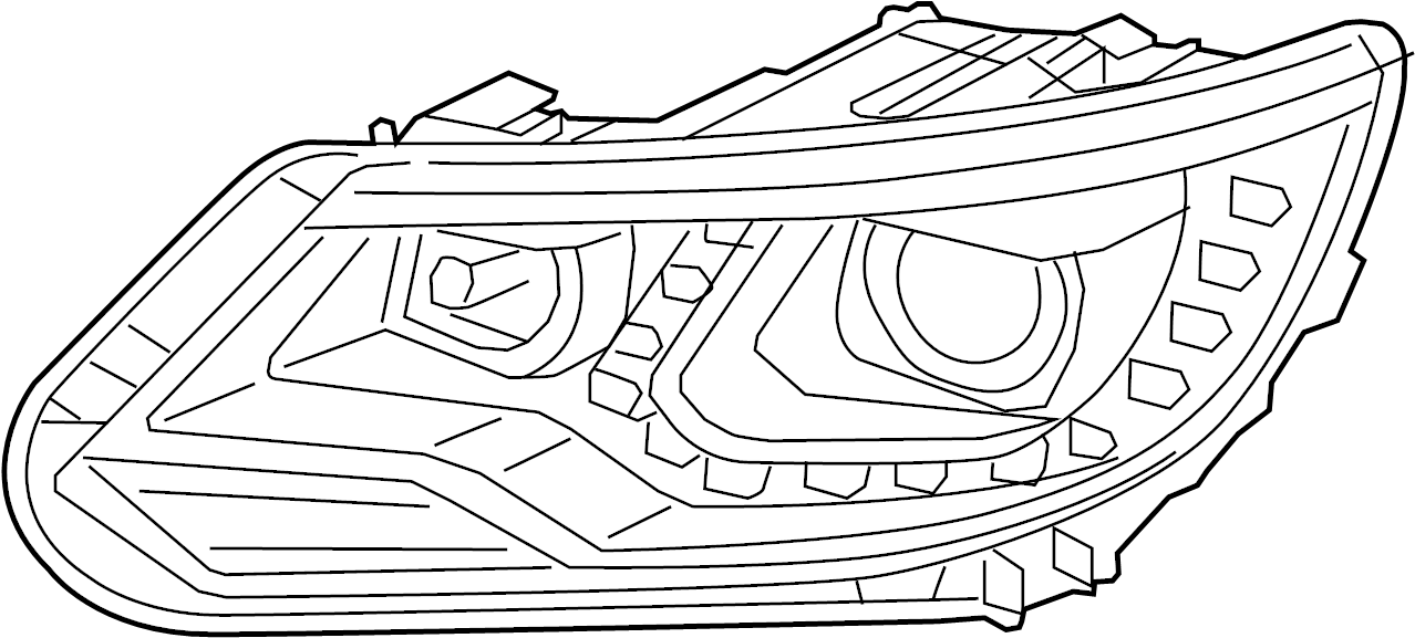 View 5N0941754B Headlight Assembly Full-Sized Product Image