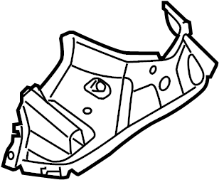 View 5N0805147 Fender Apron Assembly (Front, Upper) Full-Sized Product Image