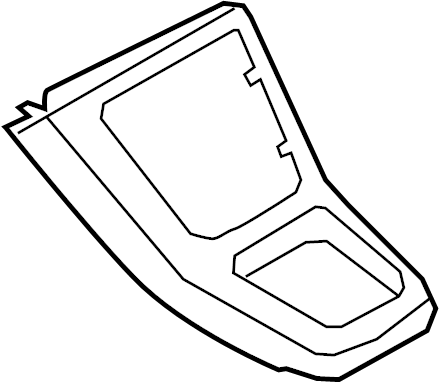 View 5M1863487B82V Console Trim Panel (Upper) Full-Sized Product Image
