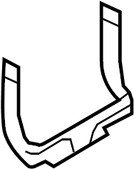 View 5N0863525A Console Bracket (Front) Full-Sized Product Image