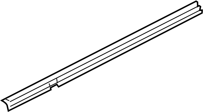 View 5N0839479A5AP Door Window Belt Weatherstrip (Upper) Full-Sized Product Image