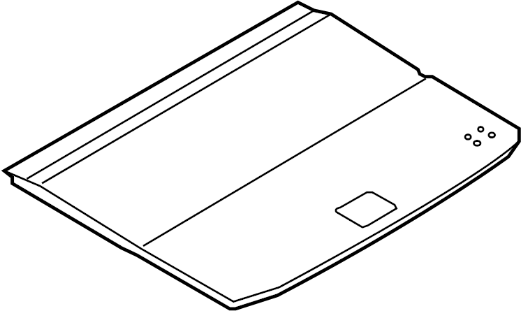 View 5N0858855B1BS Cargo Cover Full-Sized Product Image