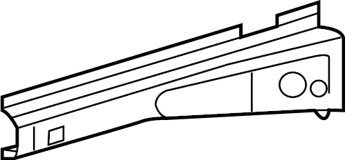 View 5N0810135 Fender Rail (Upper) Full-Sized Product Image