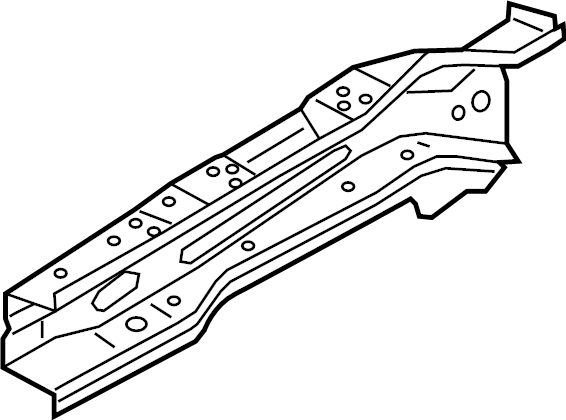View 5QA803105 Frame Side Member (Front, Lower) Full-Sized Product Image
