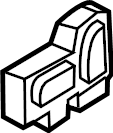 View 8W0959747A Power Seat Switch Full-Sized Product Image