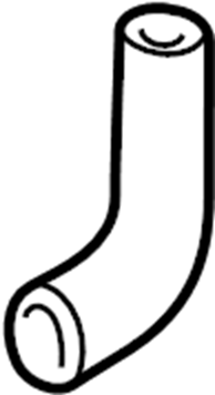 View 058121063 Engine Coolant Hose. Radiator Coolant Hose.  Full-Sized Product Image