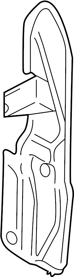 View 3B0821111A Fender Filler Panel (Front, Rear, Upper, Lower) Full-Sized Product Image