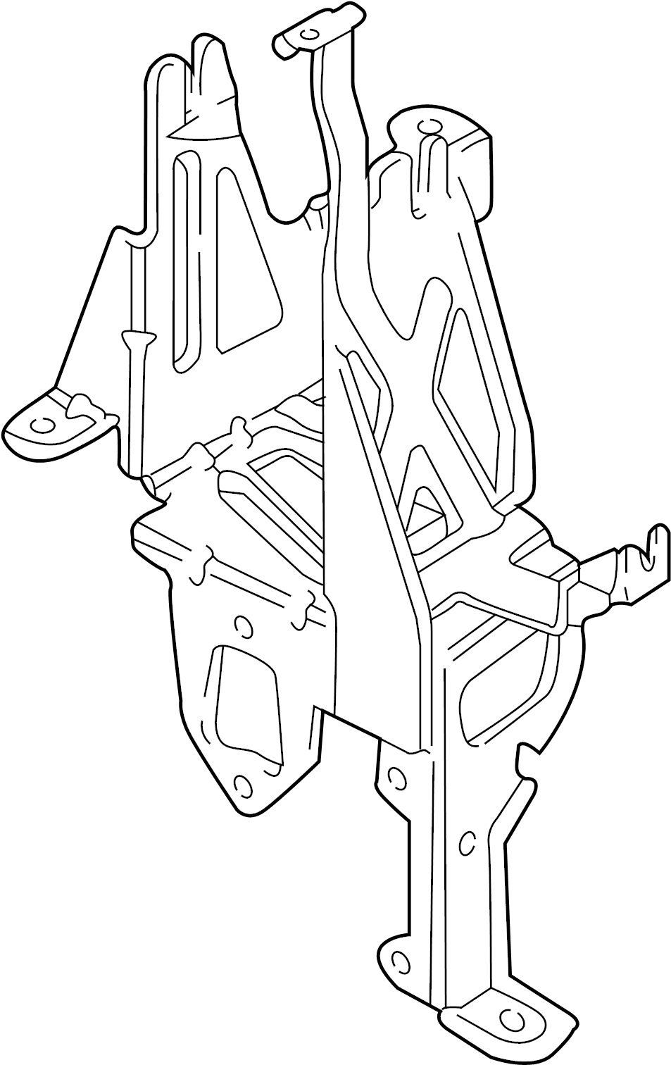 View 8E0614119 Bracket. ABS. Pump.  Full-Sized Product Image