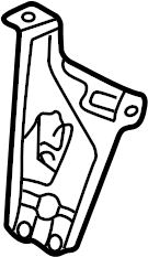 View 8D1857320E Instrument Panel Center Support (Lower) Full-Sized Product Image