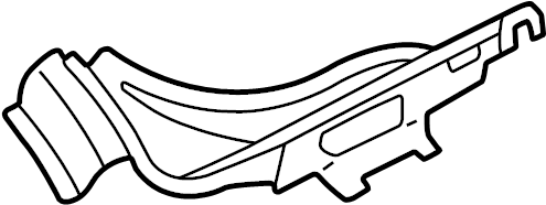 View 3B5809641A Quarter Panel Gutter (Rear, Upper) Full-Sized Product Image