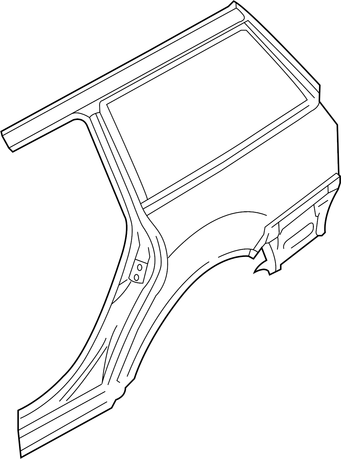 View 3B9809843B Quarter Panel (Rear) Full-Sized Product Image