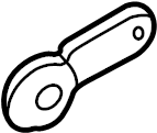 View 8D1820657B HVAC Mode Door Lever Link Full-Sized Product Image