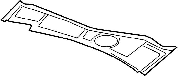 View 3B1819447B41 Cowl Grille Panel Full-Sized Product Image