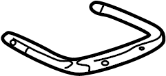 View 3B0858385A Instrument Panel Reinforcement. Plate. Retainer. Steering Column Bracket. Support. (Lower) Full-Sized Product Image