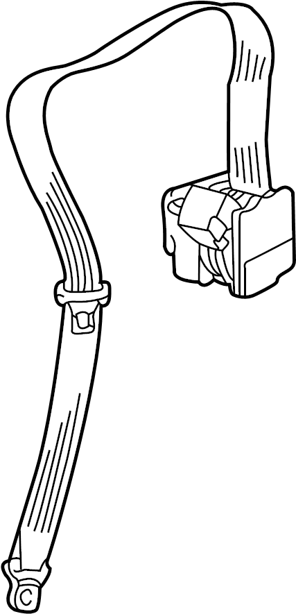View 3B5857805DSGJ Seat Belt Lap and Shoulder Belt Full-Sized Product Image