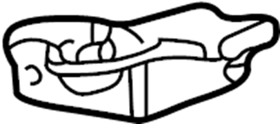 View 3B0857762A Seat Belt Guide Full-Sized Product Image