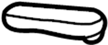 View 3B08577637H7 LAP AND SHOULDER BELT. Outrigger cover.  Full-Sized Product Image