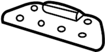 View 3B0885719CB41 Headrest Guide Bracket Full-Sized Product Image