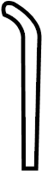 View 3B9877233E Sunroof Drain Hose (Rear) Full-Sized Product Image