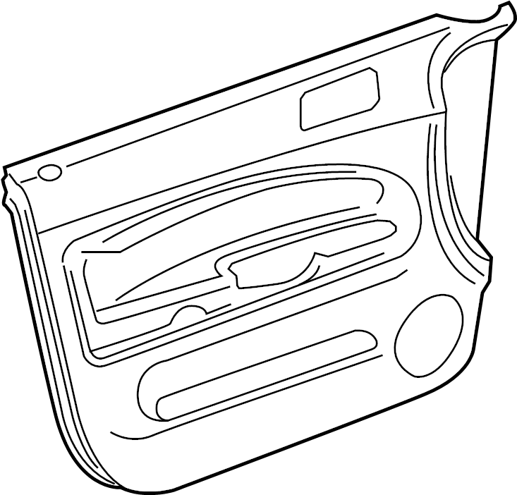 View 3B0867012DBSEL Door Interior Trim Panel Full-Sized Product Image