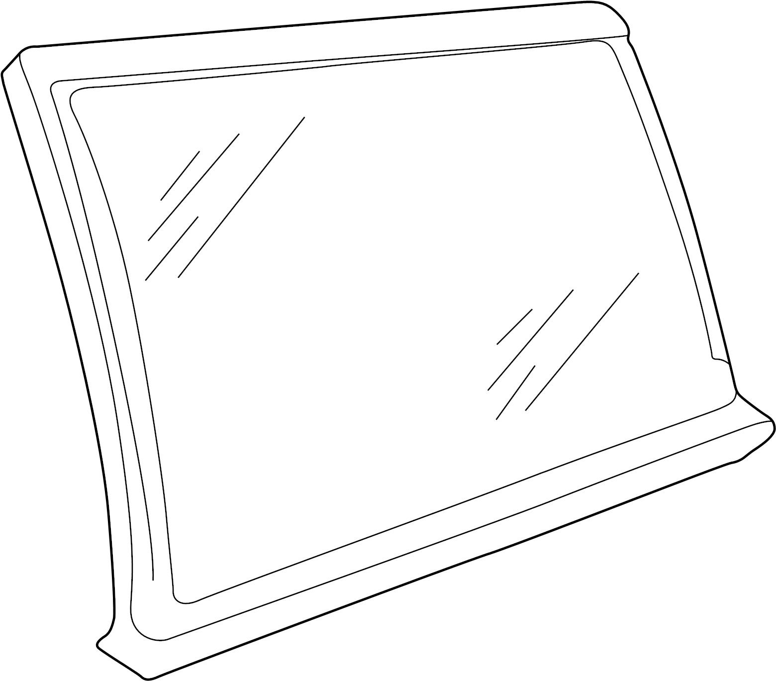 View 3B9845297AGB41 Quarter Glass Full-Sized Product Image