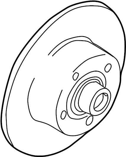 View 8D0615601A Disc Brake Rotor Full-Sized Product Image