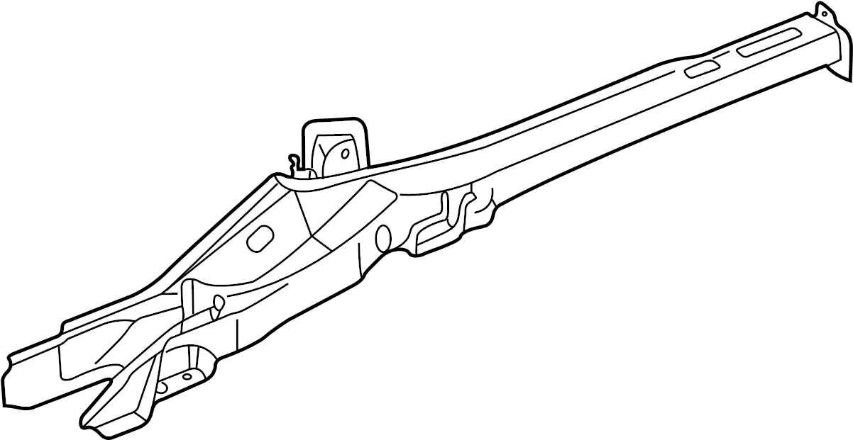 View 3B0803401S Rail. (Front, Rear) Full-Sized Product Image