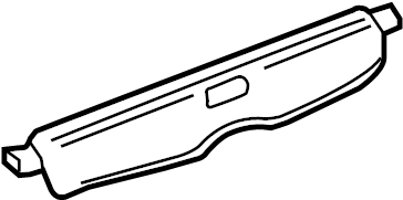 View 3B9867871AC92N Cargo Cover Full-Sized Product Image