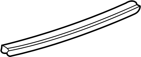View 3B9807251 Bumper Cover Support Rail (Lower) Full-Sized Product Image