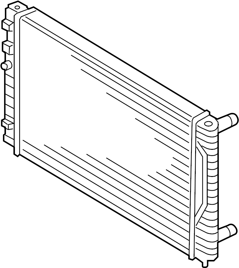 View 8D0121251BC Radiator Full-Sized Product Image