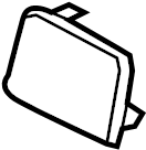 View 3C0955109DGRU Headlight Washer Cover (Lower) Full-Sized Product Image
