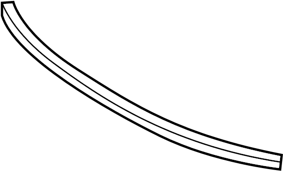 View 3C0807093 Bumper Cover Reinforcement (Lower) Full-Sized Product Image