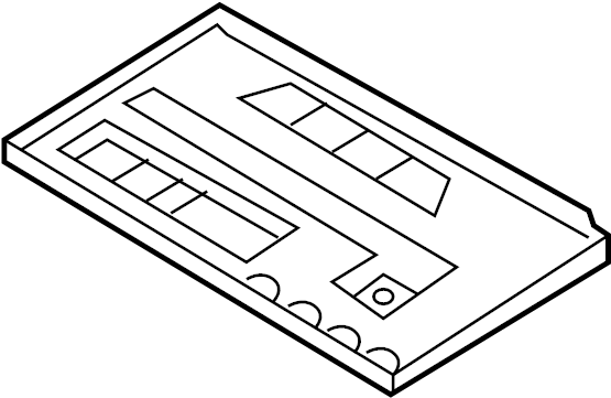 View 3C0804869B Battery Tray Full-Sized Product Image
