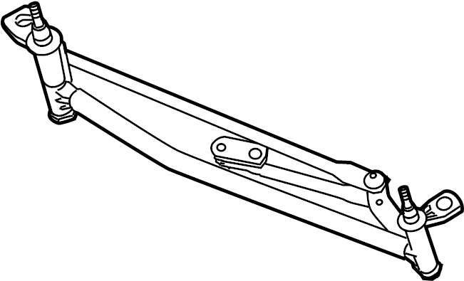 View 3C1955601 BRACKET. Wiper linkage. WIPER TRANSMISSION.  Full-Sized Product Image