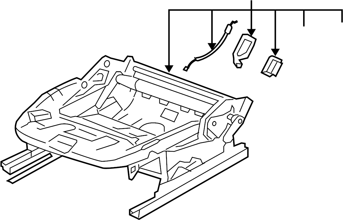 View 3C0881106T Seat Frame (Lower) Full-Sized Product Image