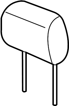 View 3C0881903ABTCV Headrest Full-Sized Product Image