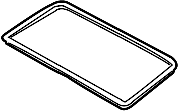 View 5M0867525A Sunroof Opening Trim Full-Sized Product Image