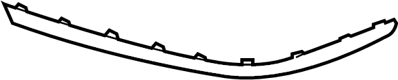 View 3C9807459A2ZZ Bumper Trim (Rear, Lower) Full-Sized Product Image