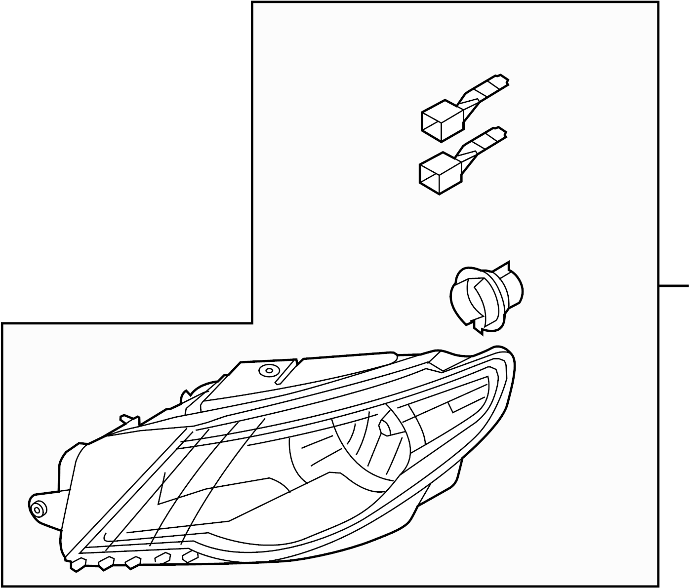 View 3C8941753E Headlight Assembly Full-Sized Product Image