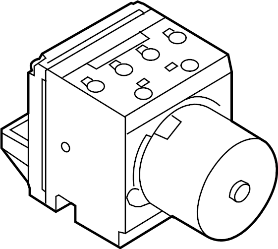View 3C0614109AFBEF ABS. Control. Unit. Hydraulic Assembly. Modulator. module. W.  Full-Sized Product Image