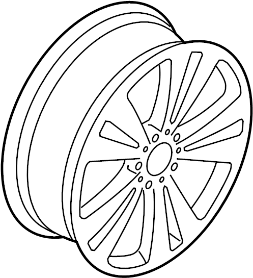 View 3C8601025AB3AJ Wheel Full-Sized Product Image