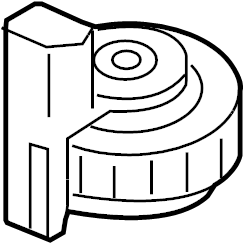 View 1K2611349C Brake Master Cylinder Reservoir Cap Full-Sized Product Image