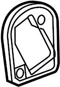 View 3C1857371A9B9 Mount retainer. Retainer plate.  Full-Sized Product Image