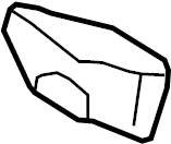 View 3C18585449B9 Glove Box Door Striker Full-Sized Product Image
