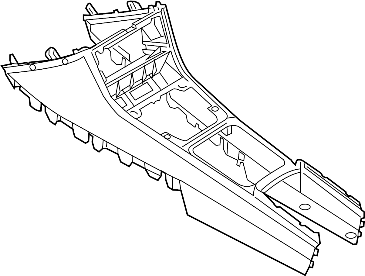 View 3AB863243R48 Center Console (Front) Full-Sized Product Image